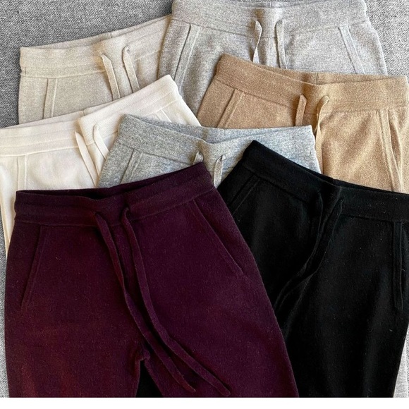 NWOT! R LABEL by The Reset Pearl Gray Cotton Cashmere Blend Lounge Pants… - Picture 3 of 11